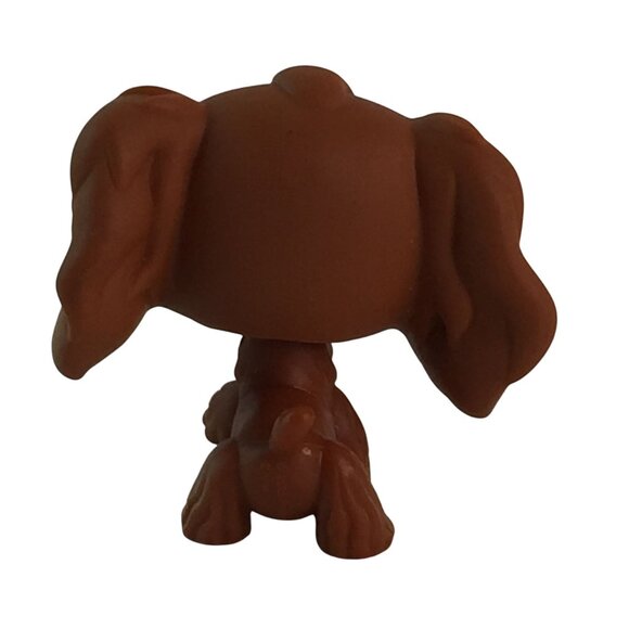 Littlest Pet Shop LPS #344 #252 White Brown Cocker Spaniel Puppy Dogs - Picture 9 of 11